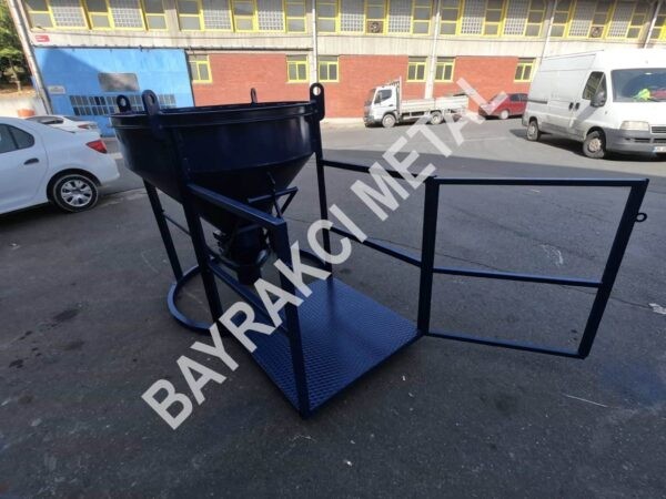 Beton Kovası – Kule Vinçle Ulaşılamayan Alanlar İçin Pratik Beton Döküm Çözümü