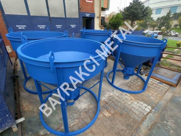 Beton Kovası – Kule Vinçle Ulaşılamayan Alanlar İçin Pratik Beton Döküm Çözümü